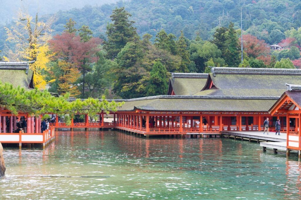 Itsukushima Shrine On Miyajima