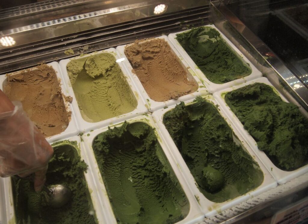 Matcha Icecreem in Asakusa