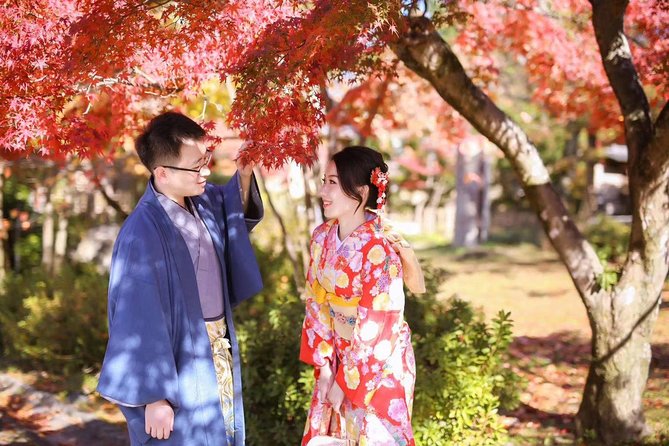 Couples Special Kimono Experience - Makeup and Photography Included