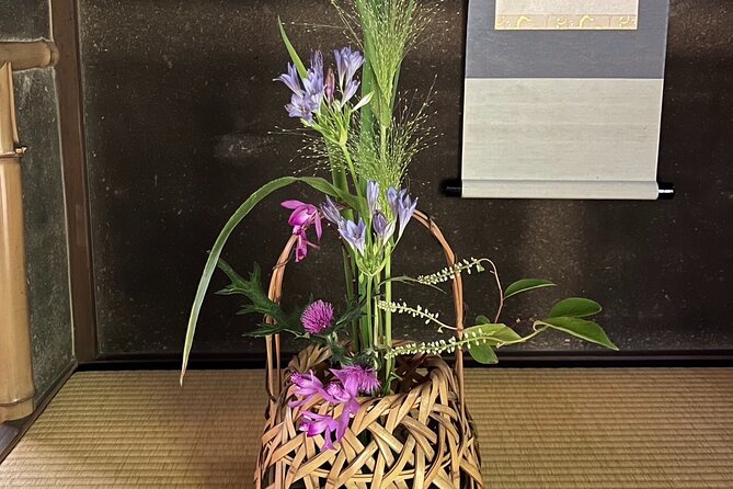 Group Flower Arrangement Experience at Kyoto Traditional House - Flower Arrangement Equipment and Materials