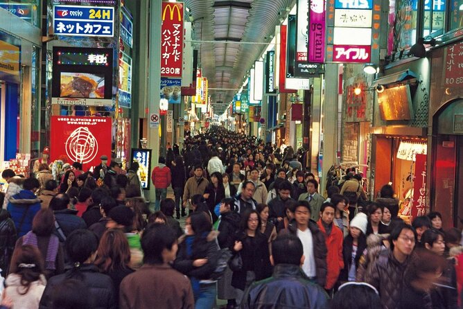 Street Food Osaka Shinsekai Shared Walking Tour With Local Guide - Local Guide Experience