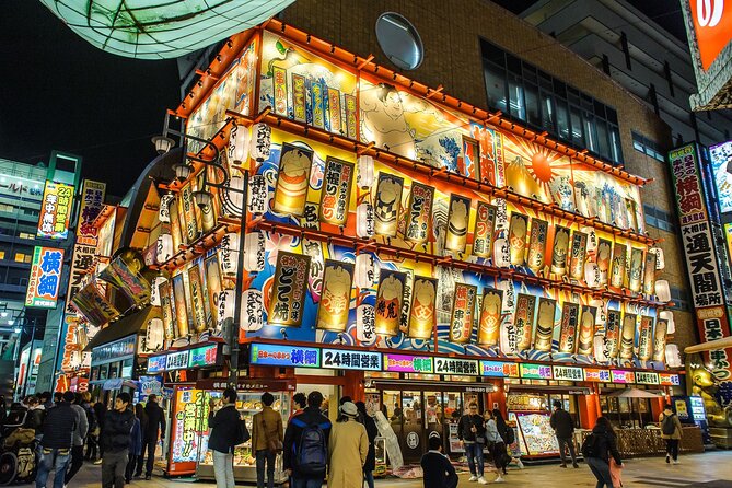 Street Food Osaka Shinsekai Shared Walking Tour With Local Guide - Street Food Delicacies