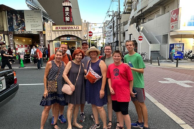 Street Food Osaka Shinsekai Shared Walking Tour With Local Guide - Exploring Shinsekai District