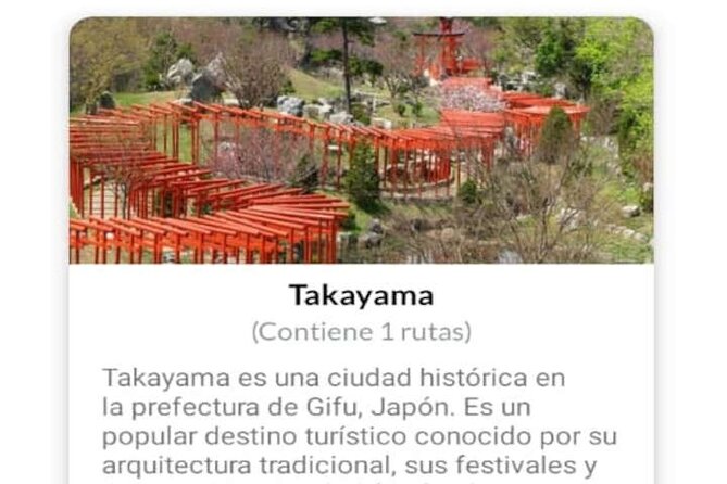 Audio Guide App Japan Tokyo Kyoto Takayama Kanazawa Nikko and Others - Points of Interest