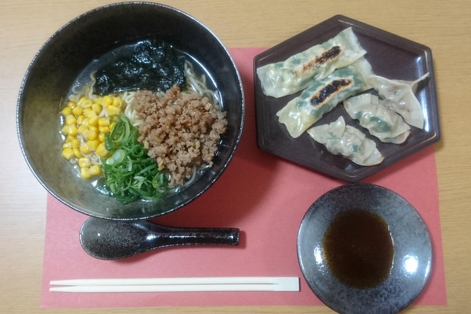 RAMEN and 2 Types GYOZA (Dumplings) Cooking Class - The Art of Making Ramen