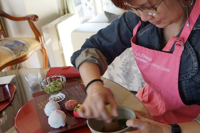 Japanese Sweets (Mochi & Nerikiri) Making at a Private Studio - Class Details