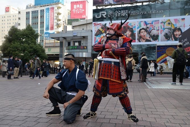 Samurai Photo Shooting at Street in Shibuya - Language and Accessibility