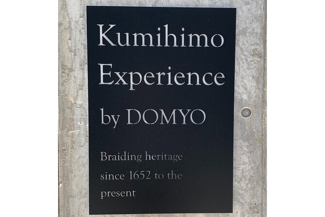 Traditional Japanese Kumihimo Artform Experience - Whats Included