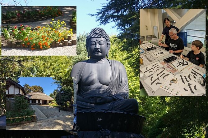 Calligraphy and Tokyo Great Buddha, Botanical Garden, Art Museum - Visit to the Botanical Garden