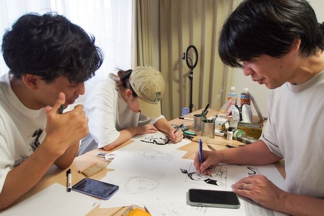 Tokyo Manga Drawing Experience Guided by Pro - No Skills Required - No Prior Drawing Skills Required