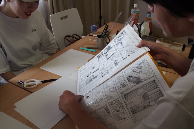 Tokyo Manga Drawing Experience Guided by Pro - No Skills Required - Take Home Your Own Manga Masterpiece