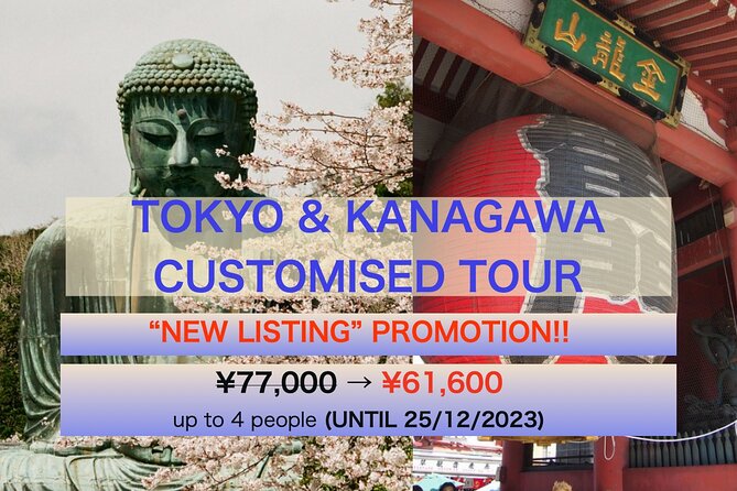 Kamakura or Tokyo Castamized Private Tour -English Speaking Guide - Tour Details