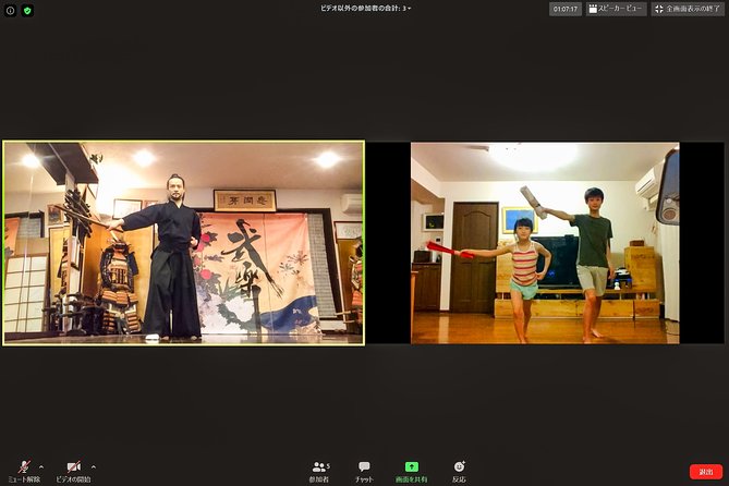 Learn and Train With Samurai in Tokyo [Online] - How to Book