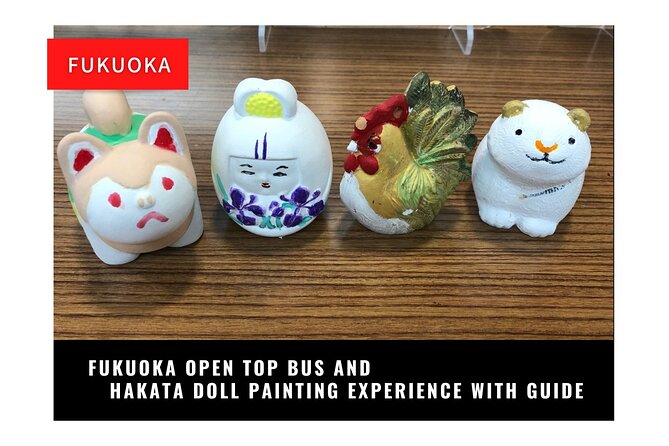 Fukuoka Open Top Bus and Hakata Doll Painting Experience With Guide - Guided Tour Highlights