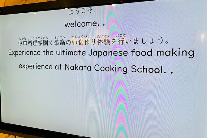 Cooking Experience at a Cooking School in Kanazawa - Inclusions and Logistics