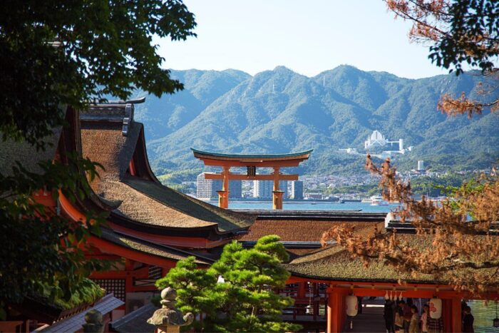 Itsukushima Shrine On Miyajima