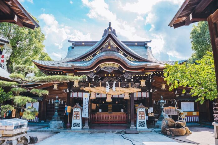 Kushida Shrine In Fukuoka Japan