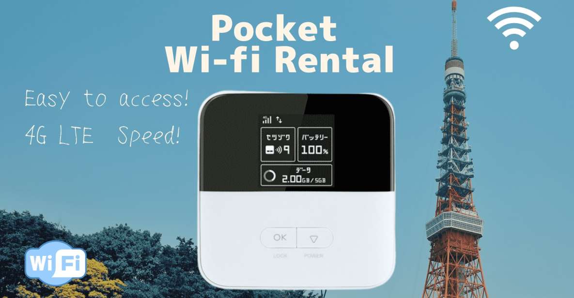 Japan: Unlimited Pocket Wi-Fi Router Rental - Hotel Delivery - Free Cancellation and Flexible Rental Duration