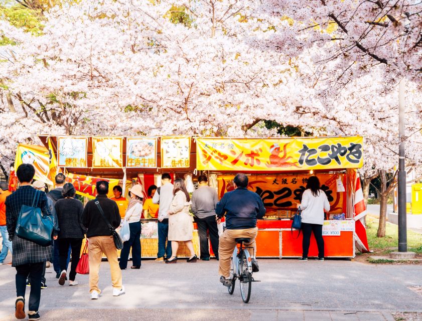 Osaka: Daytime Cherry Blossom and Food Tour - Full Description