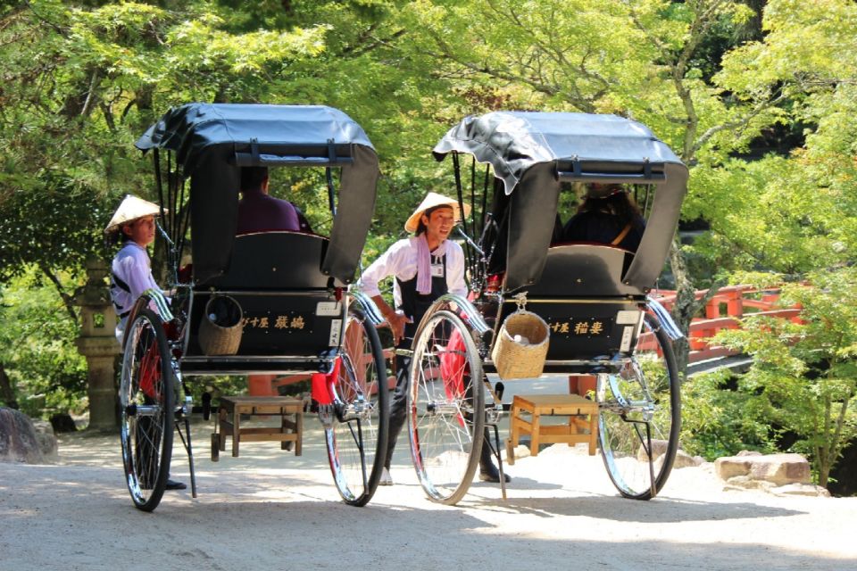 Miyajima: Private Rickshaw Tour to Itsukushima Shrine - Highlights of the Tour