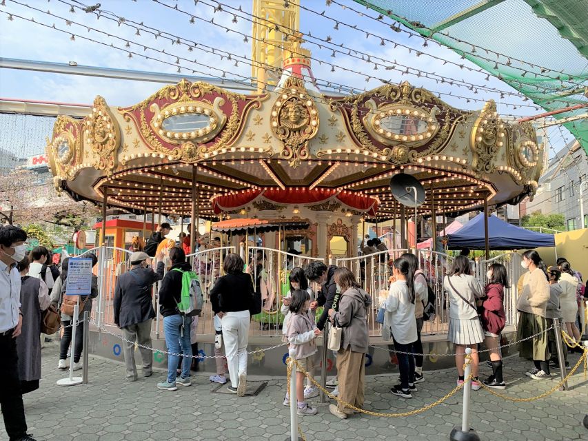 Asakusa: Private Tour for Families With Amusement Park Visit - Hanayashiki: Japans Oldest Amusement Park