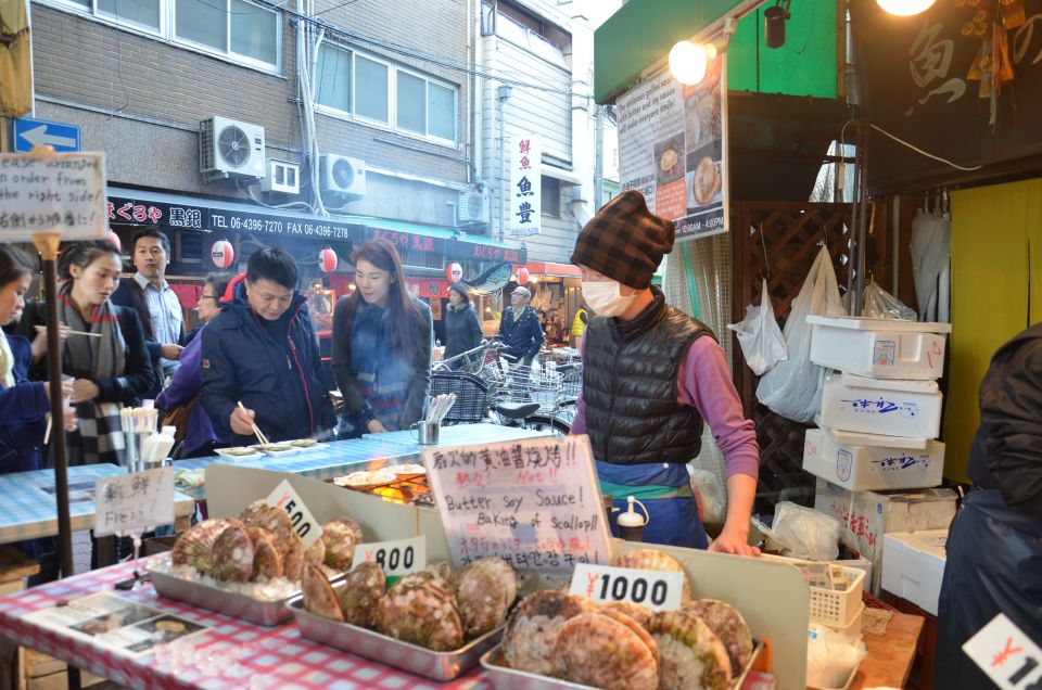 Osaka: Kuromon Market Food Tour With Tastings - Meeting Point and Tour Details