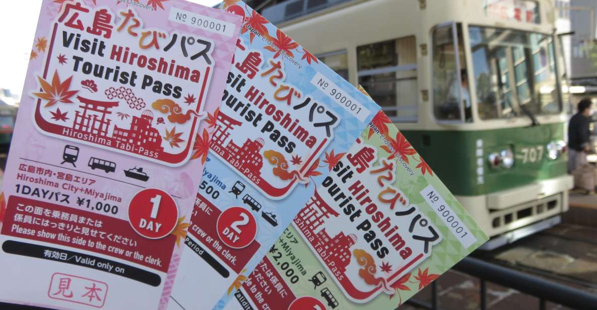Hiroshima: 1, 2 or 3 Day Tourist Travel Card - Quick Takeaways