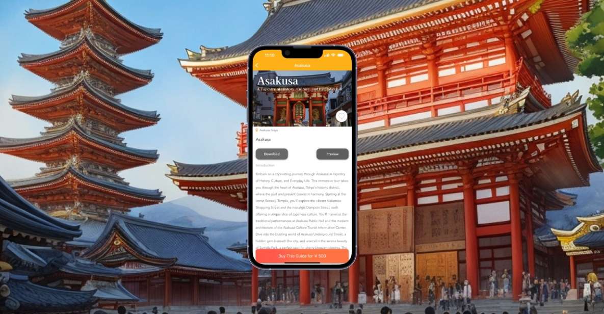 Asakusa（Tokyo）: Smartphone Audio Guide Tour - Activity Details