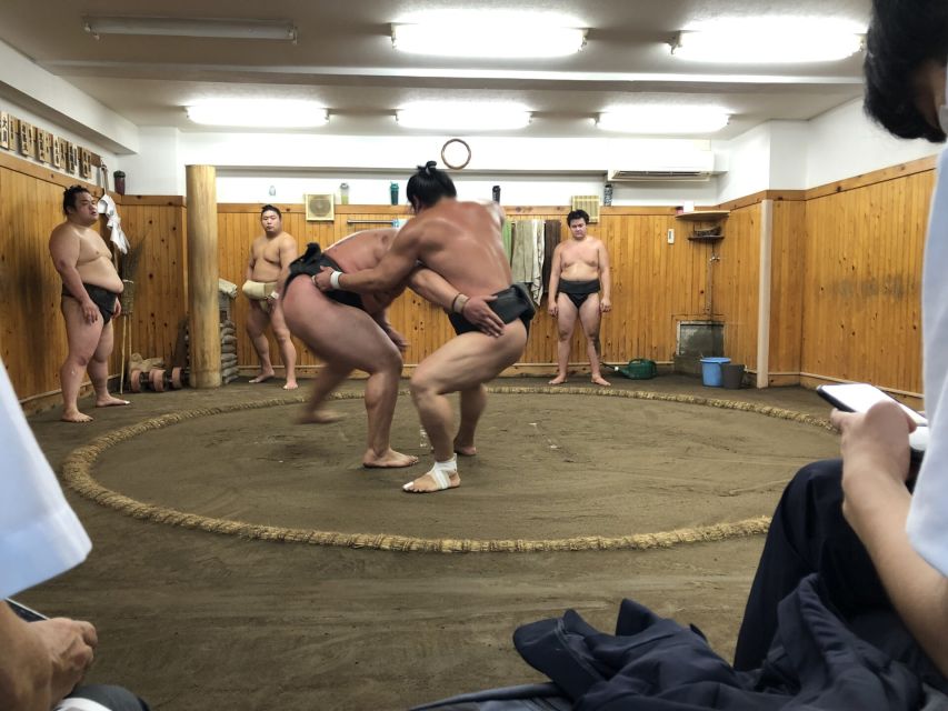 Tokyo: Sumo Wrestling Morning Practice With Live Commentary - Real-Time Explanations With Live Commentary