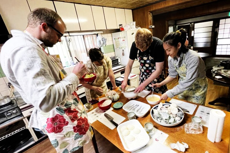 Osaka Authentic Tempura & Miso Soup Japan Cooking Class - Directions