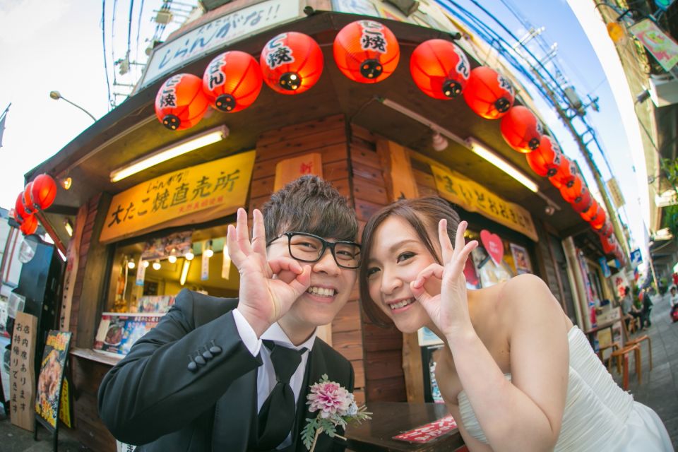 Private Couples Photoshoot in Osaka W/ Professional Artists - Inclusions and Services