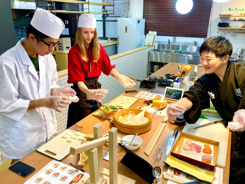 Nigiri-Zushi Making and Soy Sauce Squeezing - Authentic Ingredients From Omimachi Market