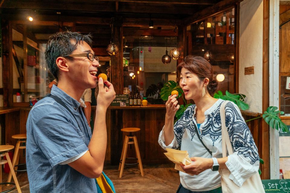 The 10 Tastings of Osaka Private Food Tour - Try Classic Kushikatsu and Sushi