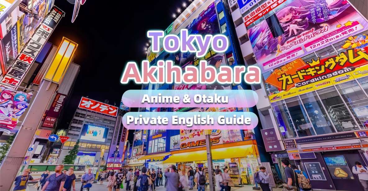 Tokyo: Anime&Otaku Private Tour With Expert English Guide - Directions for Booking the Tour