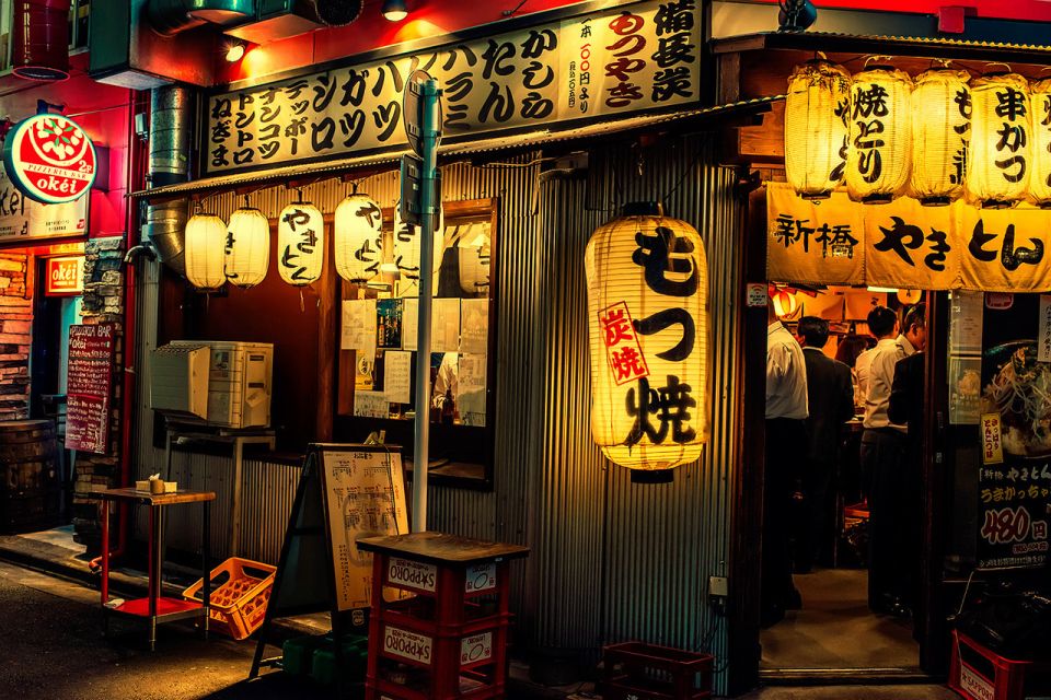 Tokyo: 3-Hour Food Tour of Shinbashi at Night - Full Description